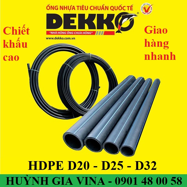 HDPE DEKKO Ø20 - Ø25 - Ø32