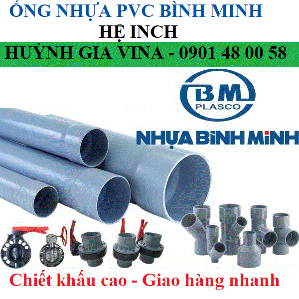 PVC BÌNH MINH - HỆ INCH