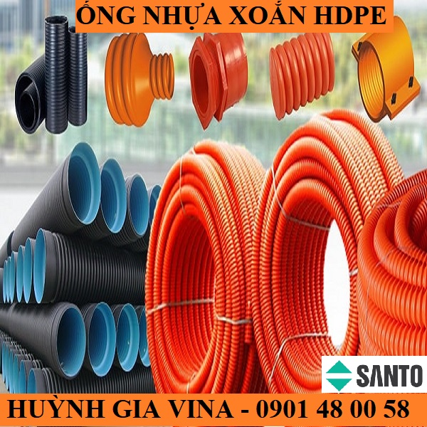 ỐNG XOẮN HDPE SANTO