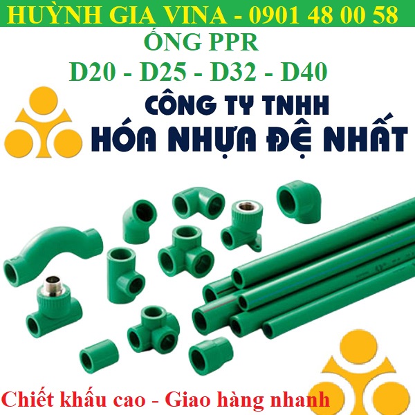 ỐNG PPR ĐỆ NHẤT Ø20 /Ø25 /Ø32 /Ø40