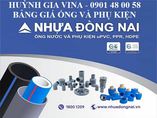 Bảng giá nhựa Đồng Nai