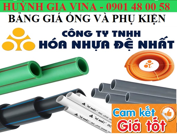 Bảng giá nhựa Đệ Nhất